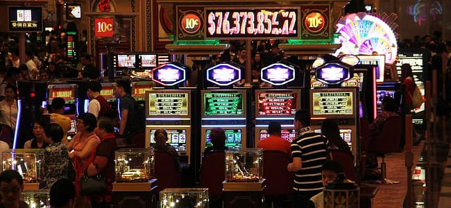 playing inside a casino
